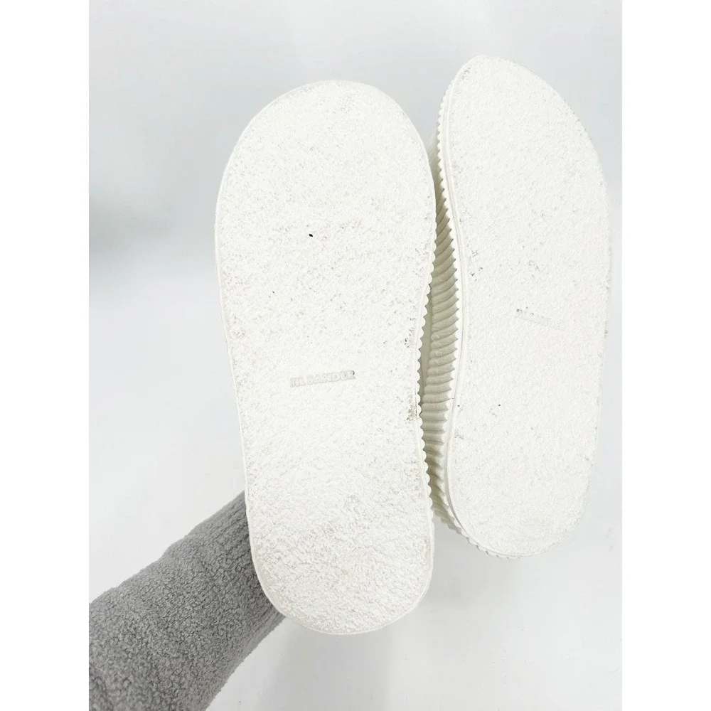 Jil Sander Olona Flatform Sneakers Platform White Leather 40